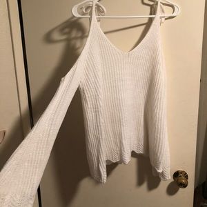 NEW Shoulder Cut out Knit Sweater Small